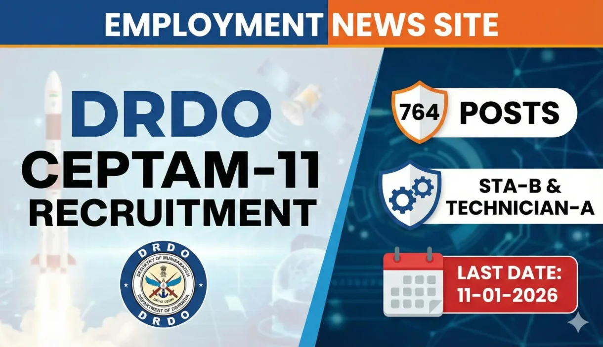 Drdo-ceptam-11-vaccancies-free-job-alert